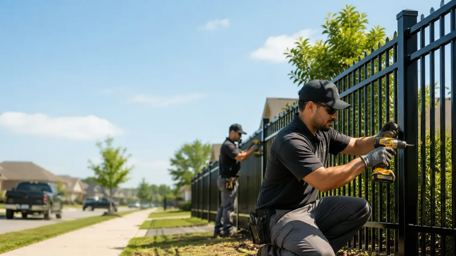 Metal Fence Installation in Matthews, NC